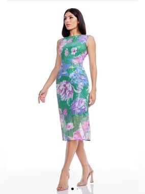 dress the population sage dress DRESS THE POPULATION CARINA DRESS IN SAGE